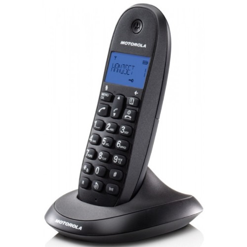 CORDLESS PHONES MOTOROLA C1001LB BLACK ΧΩΡΙΣ ΑΝΟΙΧΤΗ ΑΚΡΟΑΣΗ